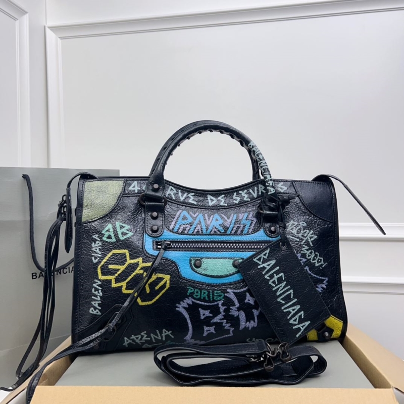 Ba*len*cia*ga top handle bags
